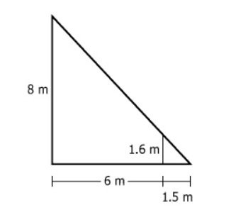 Boy standing near lamppost casting shadow Lamppost shadow problem diagram